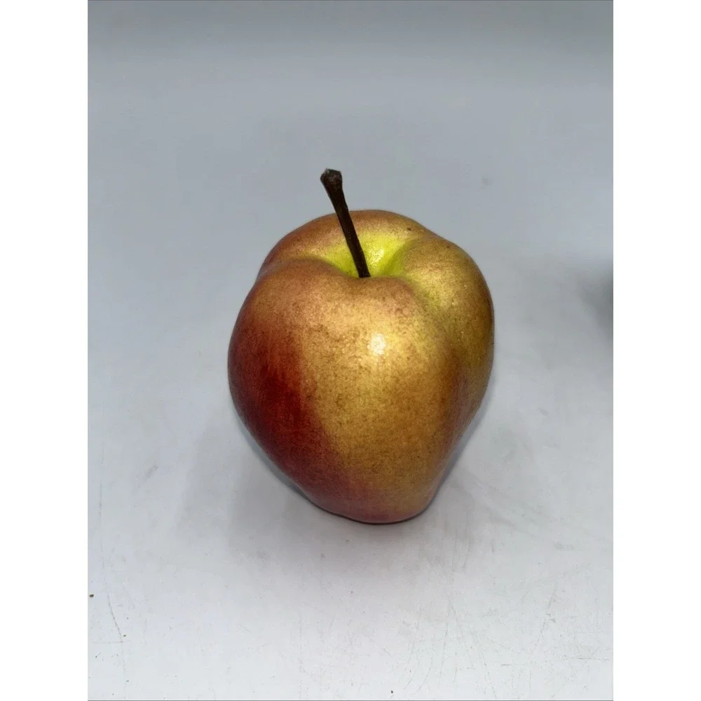 Vintage Mixed Lot 9 Apples Artificial Realistic Faux Fruit Home Decor Staging
